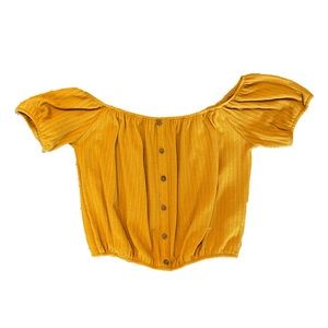 off the shoulder crop top